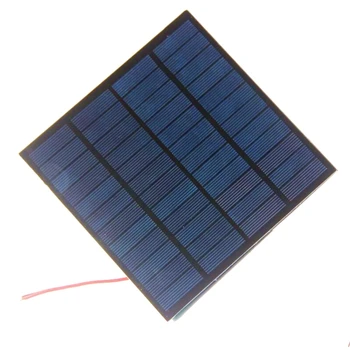 Solární Panel 3W 12V Micro Sluneční Palubě Přenosné polykrystalického křemíku DIY Solární Buňky, Systém pro Lehké Moblie Telefon Baterie