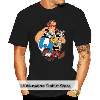 T-Shirt Asterix A Obelix Klasických Komiksových Retro Cartoon Funny Římské Galie Nové