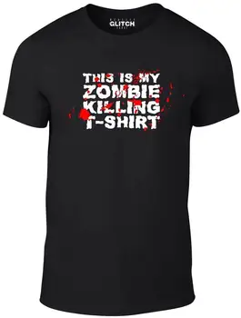 Tohle je můj zabíjení zombie tričko Velikost 4XL 5XL Tričko zabíjení nemrtvých velké velikosti