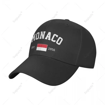 Unisex kšiltovka Monaco EST.1956 Den Nezávislosti Divoké Slunce Odstín Vyvrcholila Nastavitelné Venkovní Čepice pro Muže, Ženy