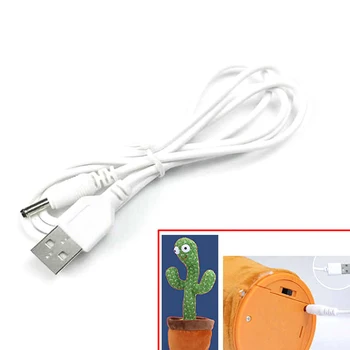 USB Napájecí Kabel Pro Tanec Kaktus Hračky Nabíjecí Kabel Náhradní Kabel Tanec Kaktus Hračky Micro Usb Nabíječka Kabel