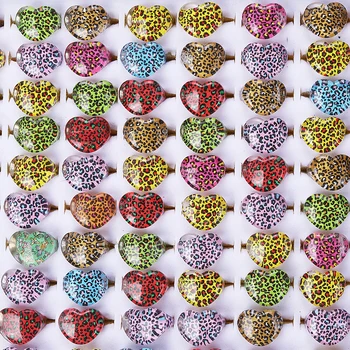 Velkoobchodní Spousta 10Pcs Barevné Butterfly Design Krásné Děti Kroužky Pryskyřice Lucite Módní Šperky Dívka Fešák