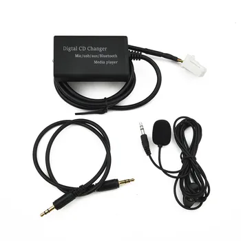 Vozidlo Bluetooth5.0 Sada Handsfree Stereo AUX Adaptér Rozhraní Modulu Jednotky Kabelového svazku Mic Kabel Pro Toyota Navigační Systém