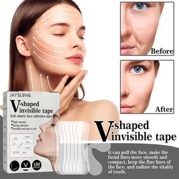 Zlepšit Obličejové Linky pro Oční Čelo Čelisti Neviditelná Tvář Samolepky Face Lifting Patch Bradu Lepicí Páska V-Tvar Face Lift Tape