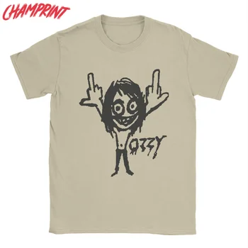 Úžasné Ozzy Osbourne T-Shirt pro Muže Crewneck 100% Bavlna T Košile Krátký Rukáv Tričko Velké Velikosti Oblečení