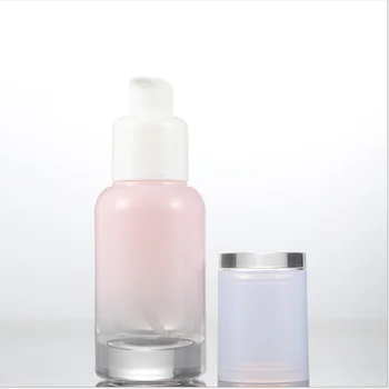 10pcs/lot 30g 50g 45 ml 100 ml 120 ml nová růžová skla krém láhev essence krém na sklo sada kosmetiky sub-láhev
