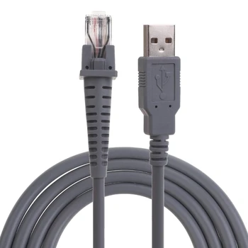 2m/7 FT High Speed Kabel USB Univerzální Skener, Kabel USB Datový Kabel pro montáž GD4130 QD2100 GBT4100 Skenery Odolné K0AC