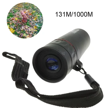 8x21 HD Optické Monokulární Dalekohled Nastavitelný Zoom Optický Objektiv Dalekohled Spotting Scope Povlak Čočky Dual Focus Den Vidění