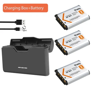 BX1 NP-BX1 Baterie+Fast Charger Box TF Card Storage Pro Sony HX300 HX400 HX50 HX60 GWP88 AS15 WX350 RX1 DSC RX100