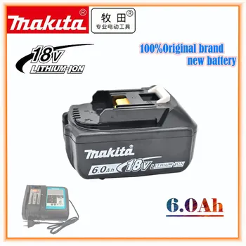 Makita Originální Lithium-iontová Dobíjecí Baterie 18V 6000mAh 18v 6.0 Ah vrtačka Náhradní Baterie BL1860 BL1830 BL1850 BL1860B