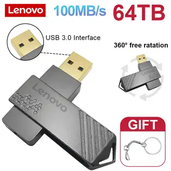 Nové Lenovo USB Paměti, USB 3.0 Flash Disk 64TB 32TB Super Malý flash Disk 4 tb 16 tb vysokorychlostní flash disk 2 TB Pro Notebook/Tablet